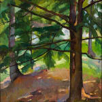 Luigi Lucioni, Vermont Landscape with Trees, 1936
