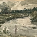 Julian Alden Weir, River Landscape