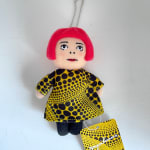 Yayoi Kusama, Yayoi Kusama Plush Doll Charm (yellow)