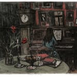 Paul César Helleu, À Quatre Mains(Ellen Helleu and her grandmother playing piano), 1896