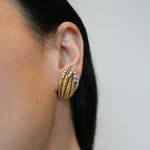 Kutchinsky, Gold and diamond earrings , 1961