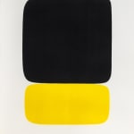 Ellsworth Kelly, Black Over Yellow, 1964-65