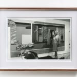 Kasmin, Kasmin in Helen Frankenthaler's studio, using a brush... , New York, 1965