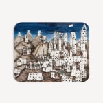 Fornasetti, Tray Profilo, 1950s re-edition