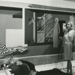 Kasmin, Kasmin in Helen Frankenthaler's studio, using a brush... , New York, 1965