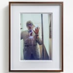 Kasmin, Patrick Procktor painting with David Hockney behind him, Le Nid du Duc, near St. Tropez, France, 1969