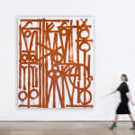 RETNA, Even the Heart Skips a Beat (Black on Black), 2024