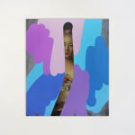 Lino Lago, Fake Abstract (Blue on Bouguereau), 2019