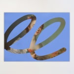 Lino Lago, Fake Abstract (Light blue on Roslin), 2020