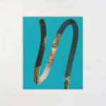 Lino Lago, Fake Abstract (Blue on Bouguereau), 2019