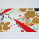 Makiko Harris, Kimono, Red + Silver, 2024