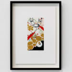 Makiko Harris, Kimono, Red + Silver, 2024