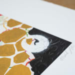 Makiko Harris, Kimono, Red + Silver, 2024