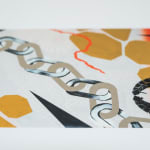 Makiko Harris, Kimono, Red + Silver, 2024