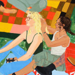 Dianna Settles, The clouds sweat jade against a sweet hibiscus sky, a sigh heaves from all the small things on...