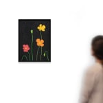 Laurent Pernot, Les rêves noirs – Fire poppies, 2025