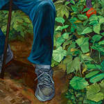 Rebecca Ness, Dad in the Garden, 2021
