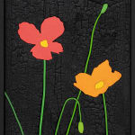 Laurent Pernot, Les rêves noirs – Fire poppies, 2025