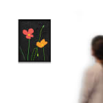 Laurent Pernot, Les rêves noirs – Fire poppies, 2025