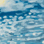 Claudia Keep, January 6th, 5:27 PM, Moon Over the Delaware, 2024