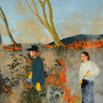 Dianna Settles, Meadows of flame leap. More light for the understory, 2023