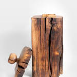 Patrick Kim-Gustafson, Half-done stool, 2024