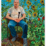 Rebecca Ness, Dad in the Garden, 2021