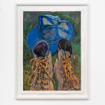 Rebecca Ness, Drying outside the tent , 2021