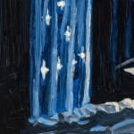 Claudia Keep, January 6th, 5:27 PM, Moon Over the Delaware, 2024