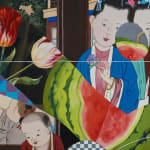 Ziping Wang, Seascape forest, 2025