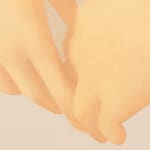 Manuel Stehli, Untitled (Pair of Hands 24), 2023