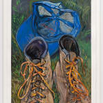 Rebecca Ness, Drying outside the tent , 2021