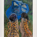 Rebecca Ness, Drying outside the tent , 2021