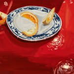 Claudia Keep, October 22nd, 10:18 PM, Orange Slices After Dinner, 2024