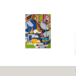 Ziping Wang, Seascape forest, 2025