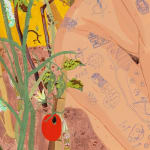Dianna Settles, The little plants come toward me and the say, ‘you, we are aware can do nothing for us',...