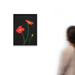 Laurent Pernot, Les rêves noirs – Fire poppies, 2025