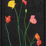 Laurent Pernot, Les rêves noirs – Fire poppies, 2025