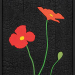 Laurent Pernot, Les rêves noirs – Fire poppies, 2025