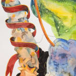 Ziping Wang, Seascape forest, 2025