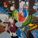 Ziping Wang, Seascape forest, 2025