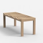 Boris Berlin, Grid Bench, 2022