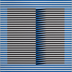 Carlos Cruz-Diez, Transchromie á six elements 49/75, 1965-2010