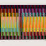 Carlos Cruz-Diez, Transchromie á six elements 49/75, 1965-2010