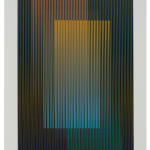 Carlos Cruz-Diez, Transchromie á six elements 49/75, 1965-2010