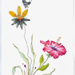 Marilla Palmer, Hibiscus and Zebra Butterfly, 2023