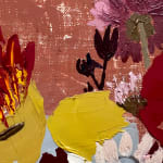 Sydney Licht, Still Life with Flowers & Tape, 2025