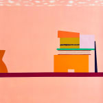 Sydney Licht, Still Life With Bag and Ledger, 2024