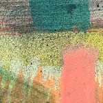 close up detail of an abstract painting