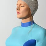 Carole A. Feuerman, What If w/ Purple Suit & Light Rose AB Crystal Cap 2/8, 2022